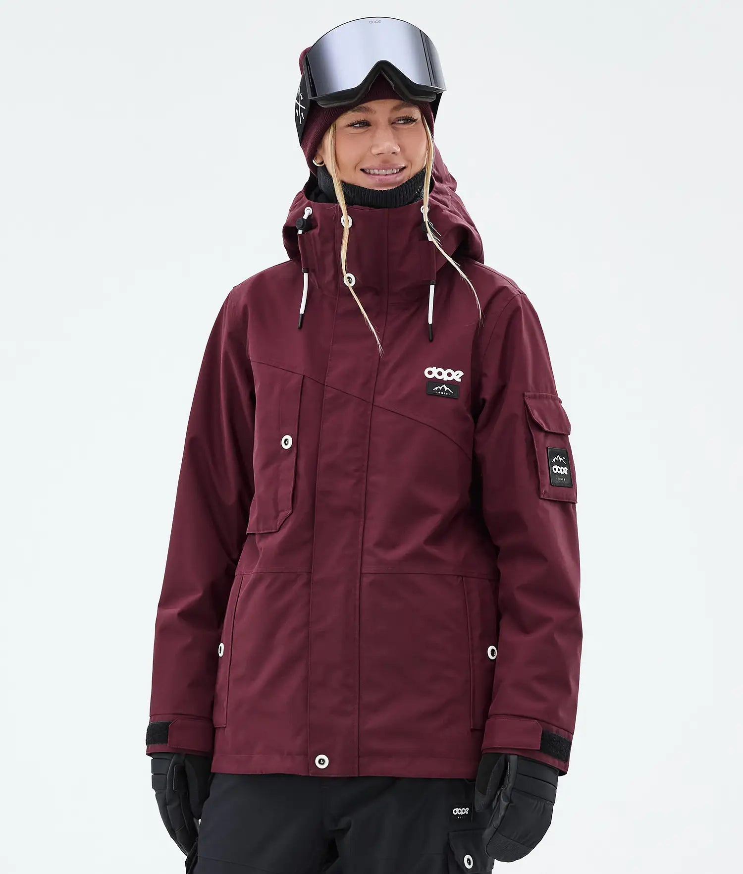 Adept Alpine W Snowboard Jacket Women Burgundy