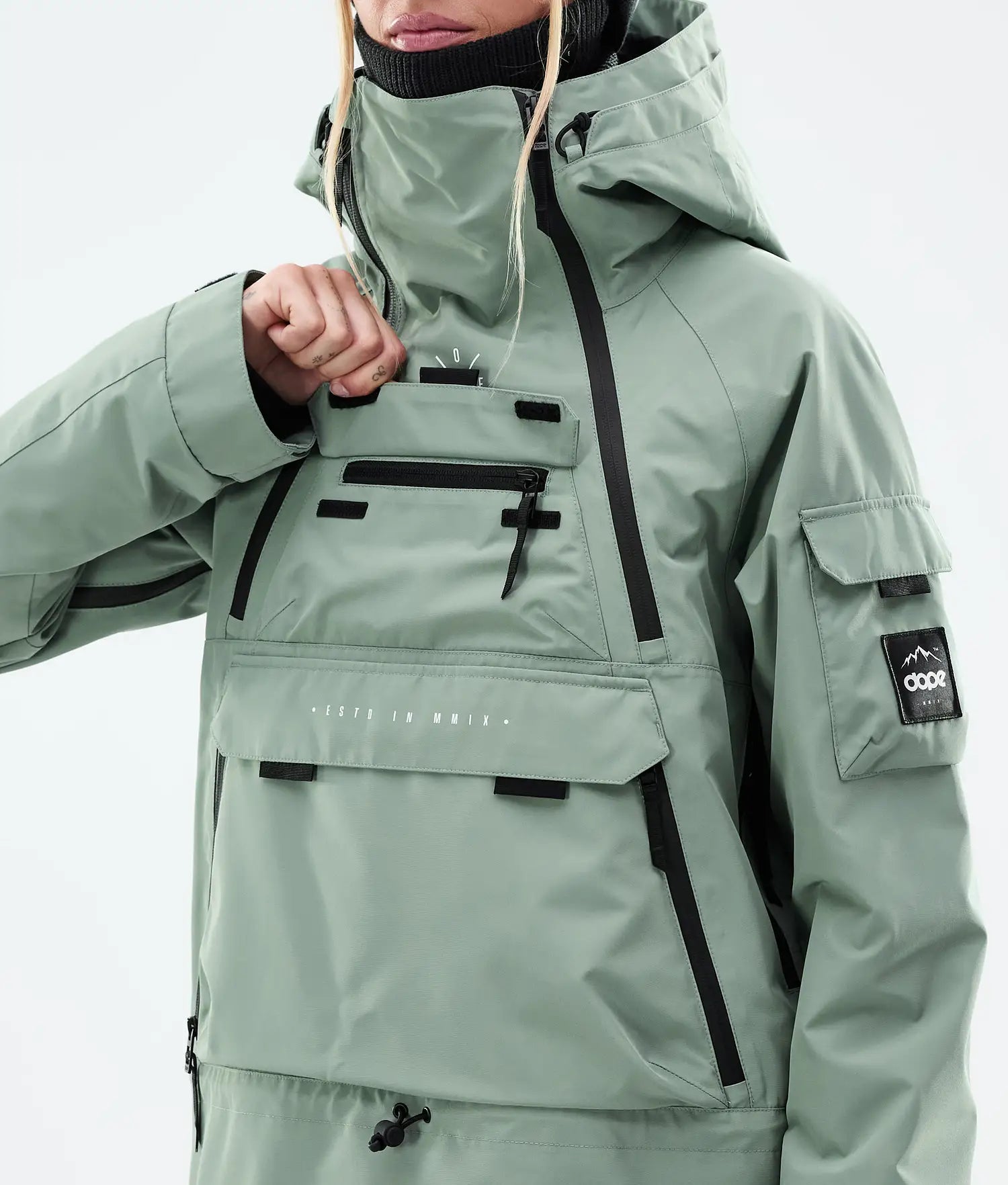 AK W Snowboard Jacket Women Faded Green