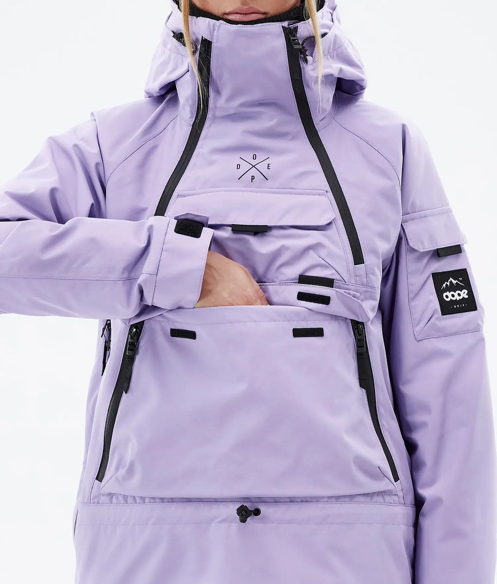 AK W Snowboard Jacket Women Faded Violet