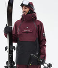 Fury Ski Jacket Men Burgundy/Black
