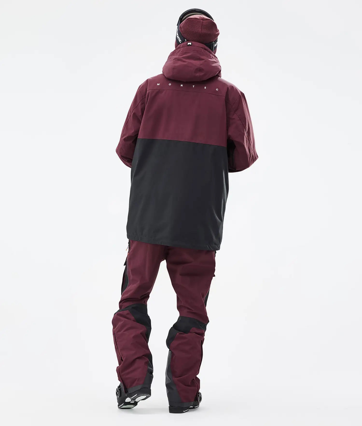 Fury Ski Jacket Men Burgundy/Black