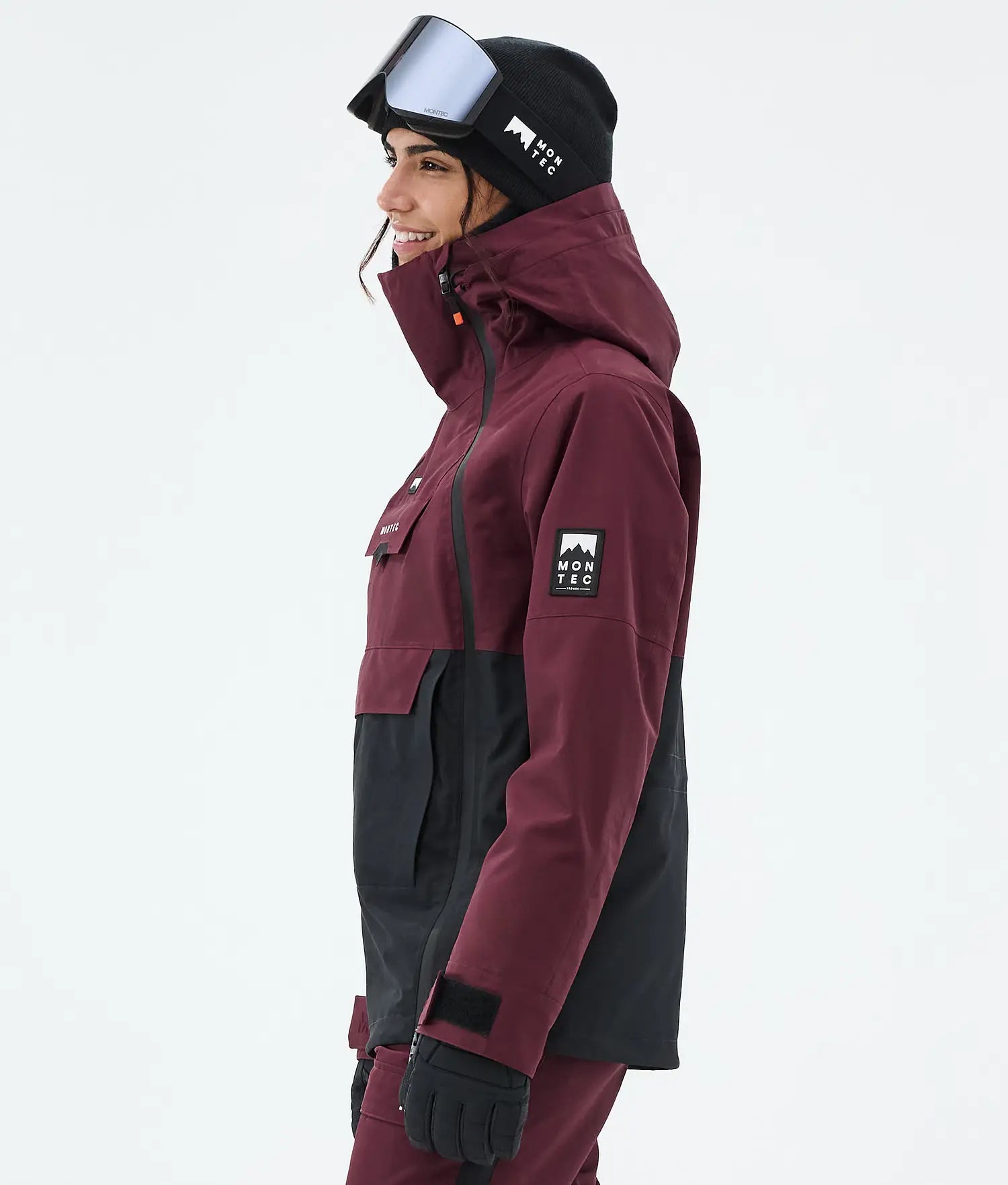 Fury W Ski Jacket Women Burgundy/Black