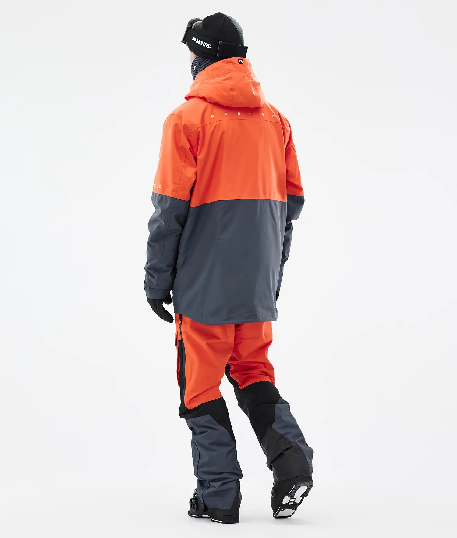 Drift Ski Jacket Men Orange/Black/Metal Blue