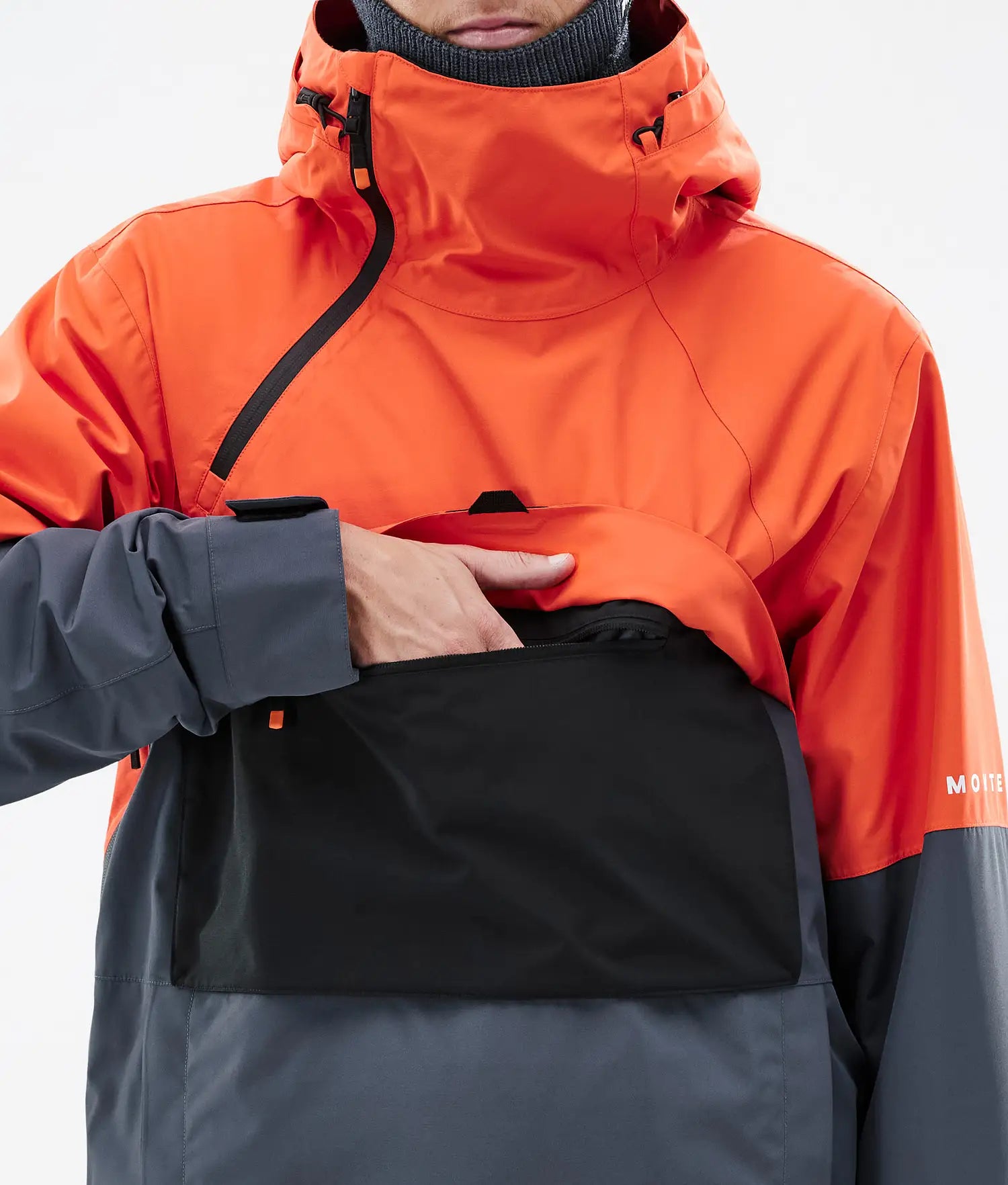 Drift Ski Jacket Men Orange/Black/Metal Blue