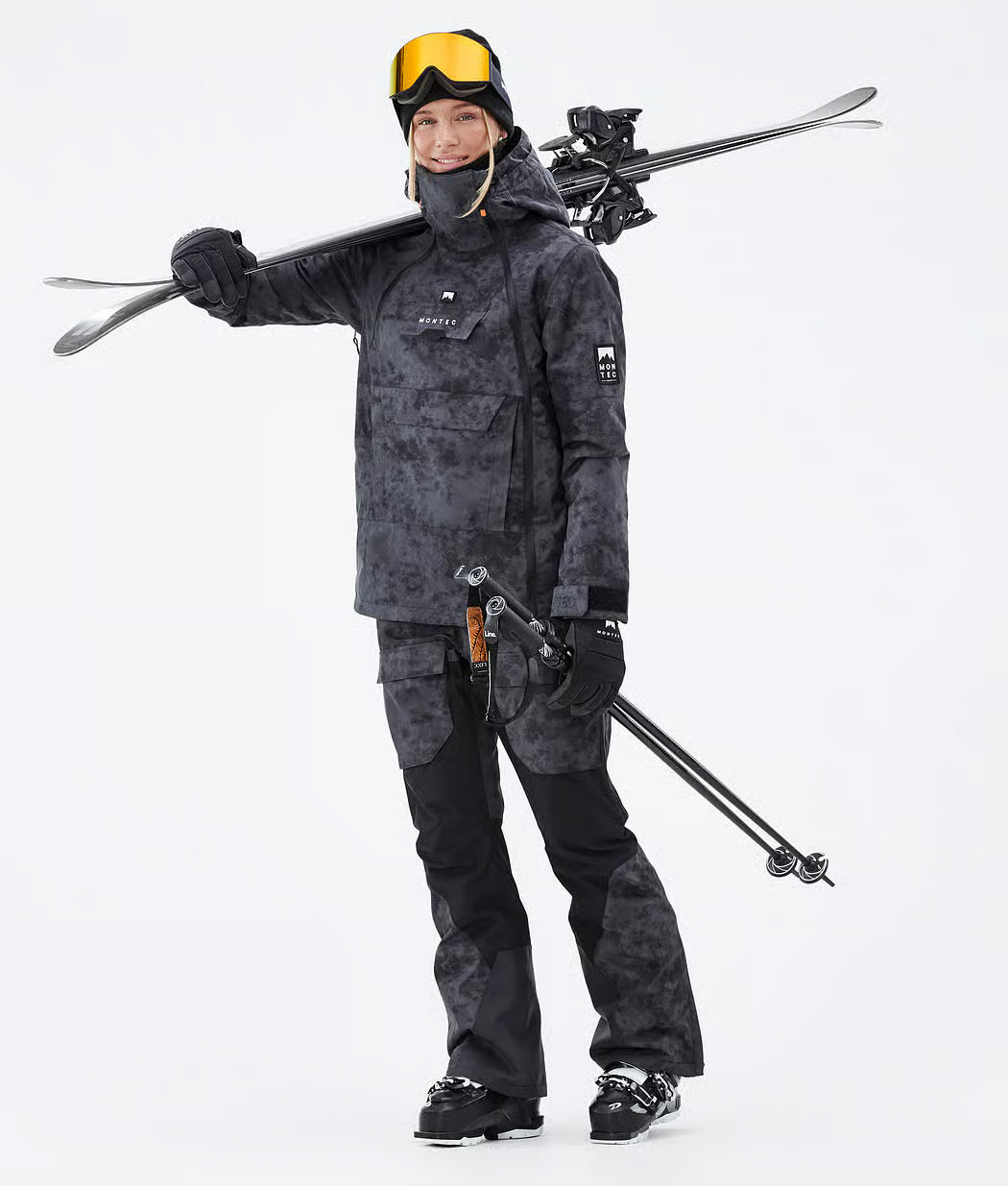 Fury W Ski Jacket Women Black Tiedye