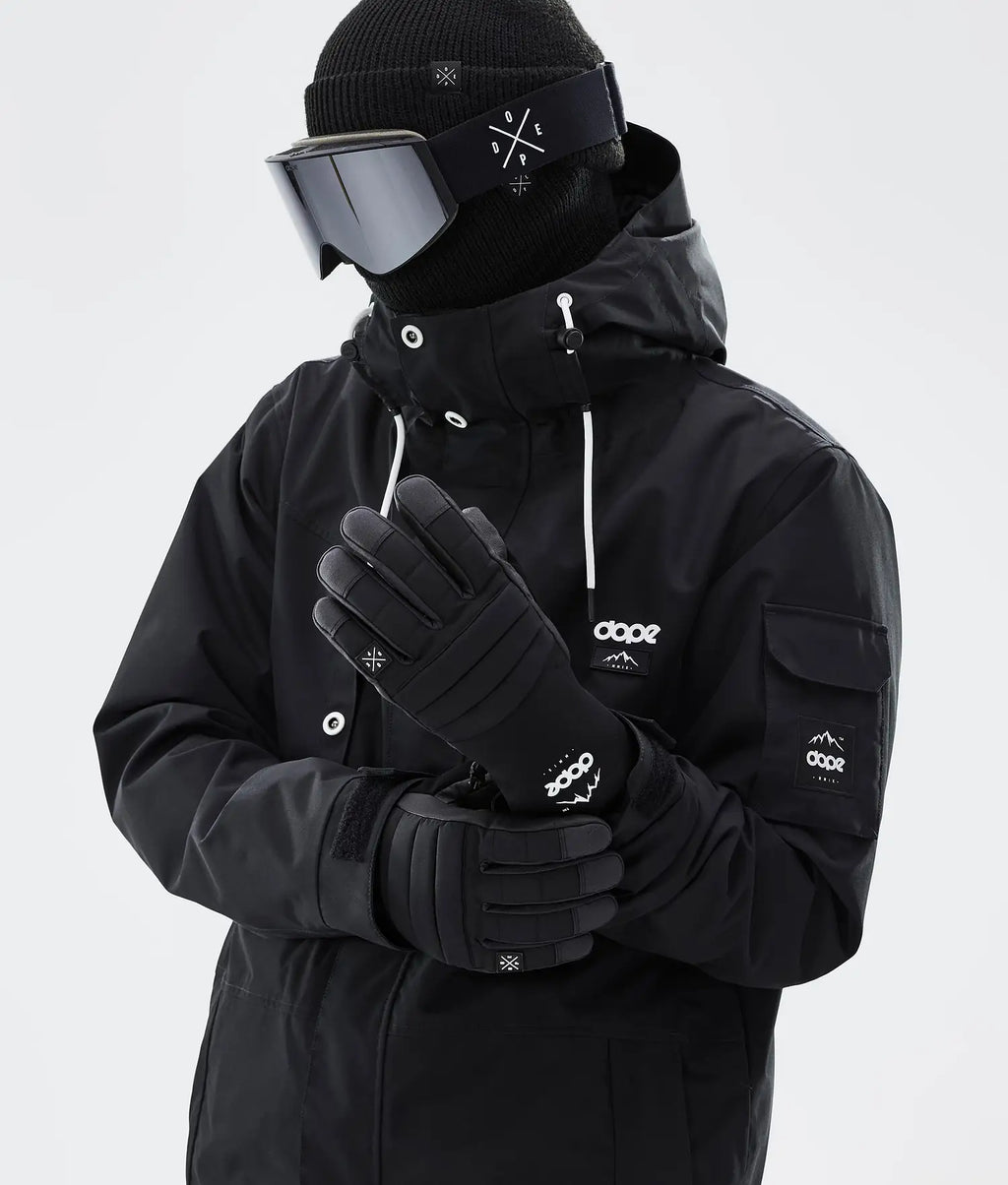 Ace 22 Ski Gloves Black