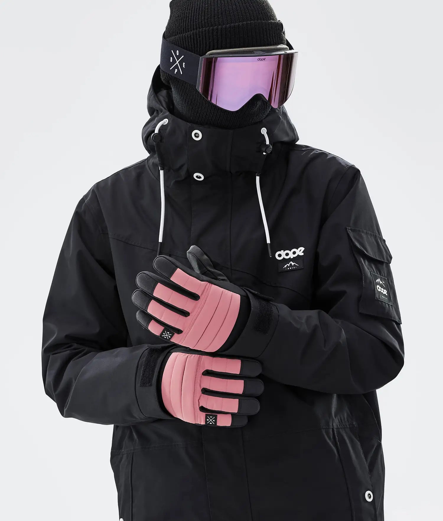 Ace 22 Ski Gloves Pink