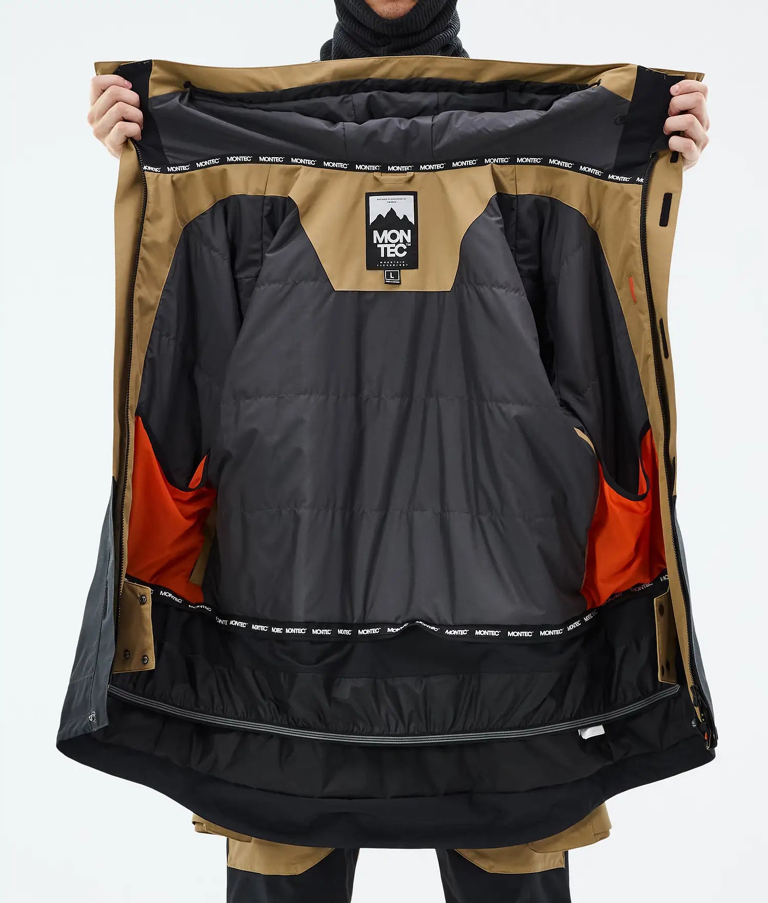 Hawk Ski Jacket Men Gold/Black