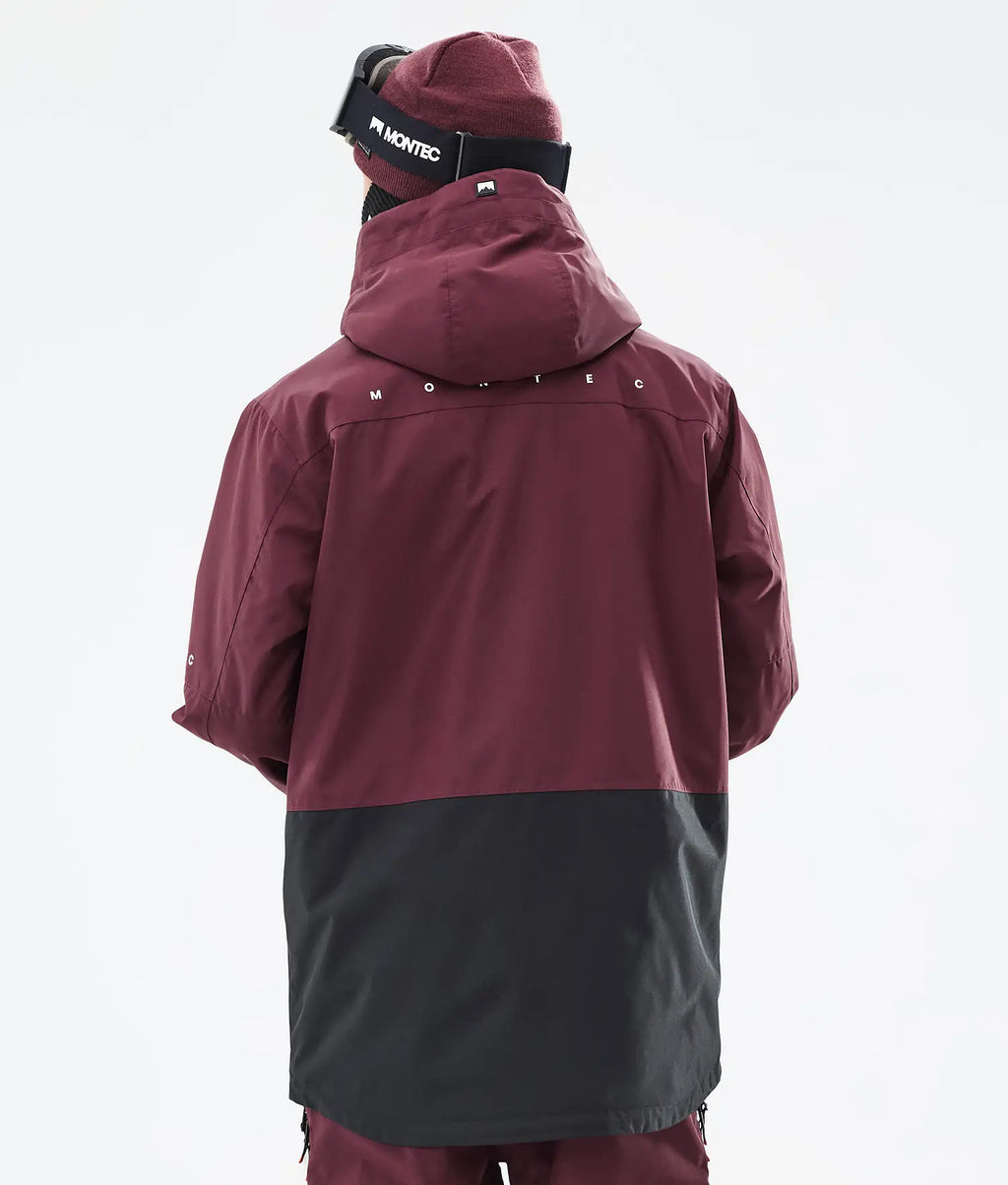 Hawk Ski Jacket Men Burgundy/Black