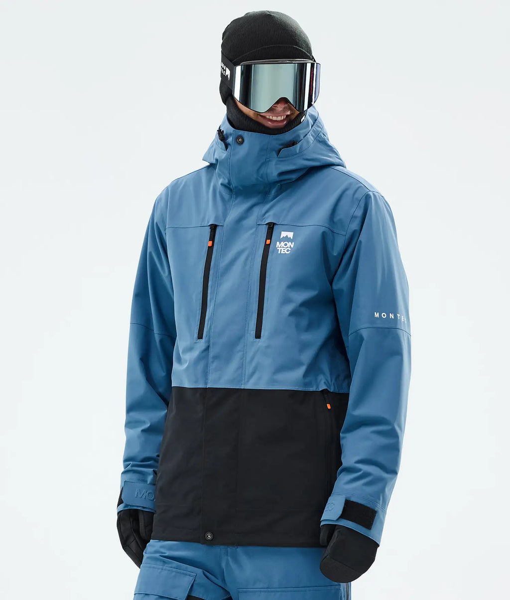 Hawk Ski Jacket Men Blue Steel/Black