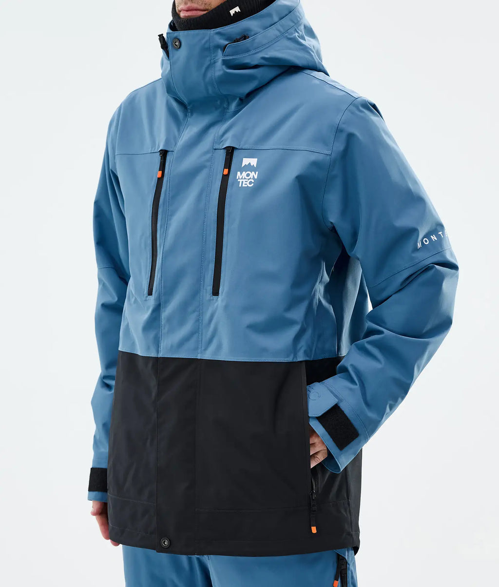 Hawk Ski Jacket Men Blue Steel/Black