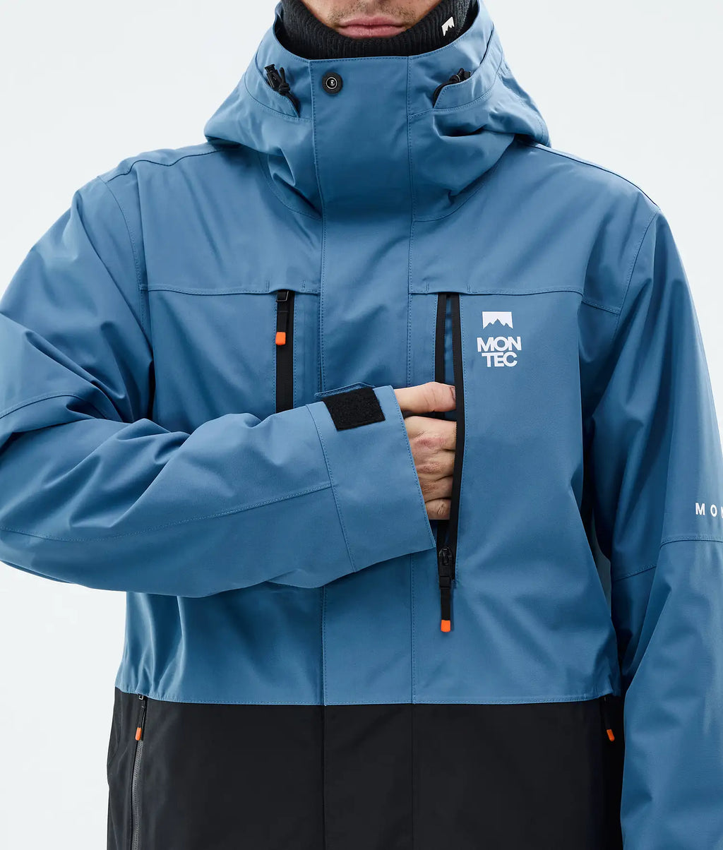 Hawk Ski Jacket Men Blue Steel/Black