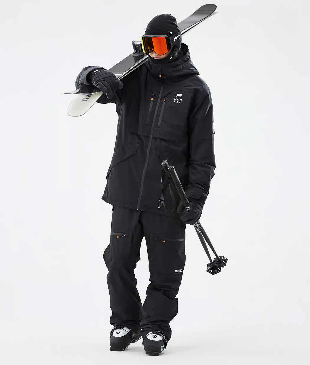 Bow Ski Jacket Men Black