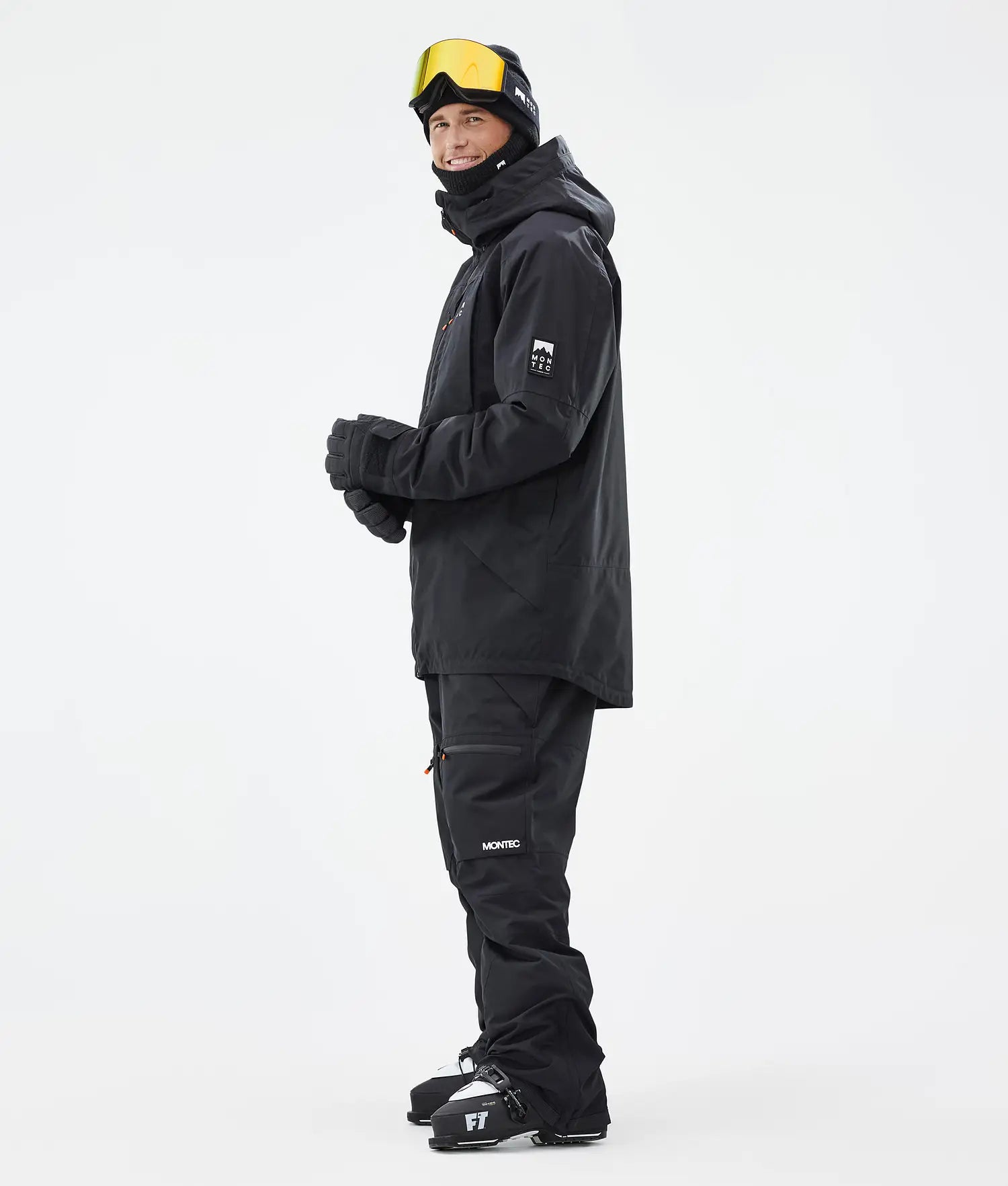 Bow Ski Jacket Men Black