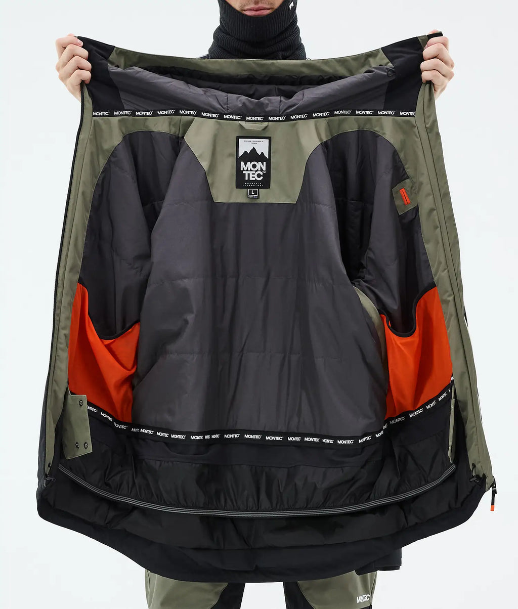 Bow Ski Jacket Men Greenish/Black