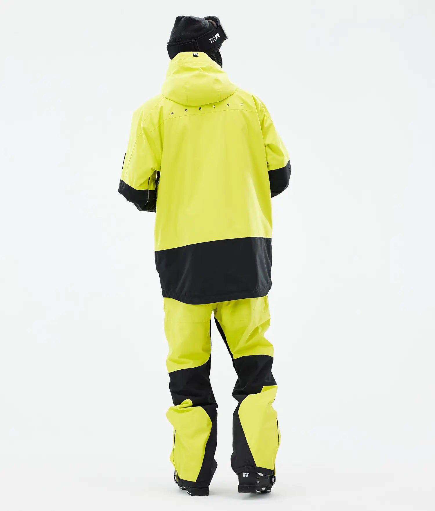 Bow Ski Jacket Men Bright Yellow/Black