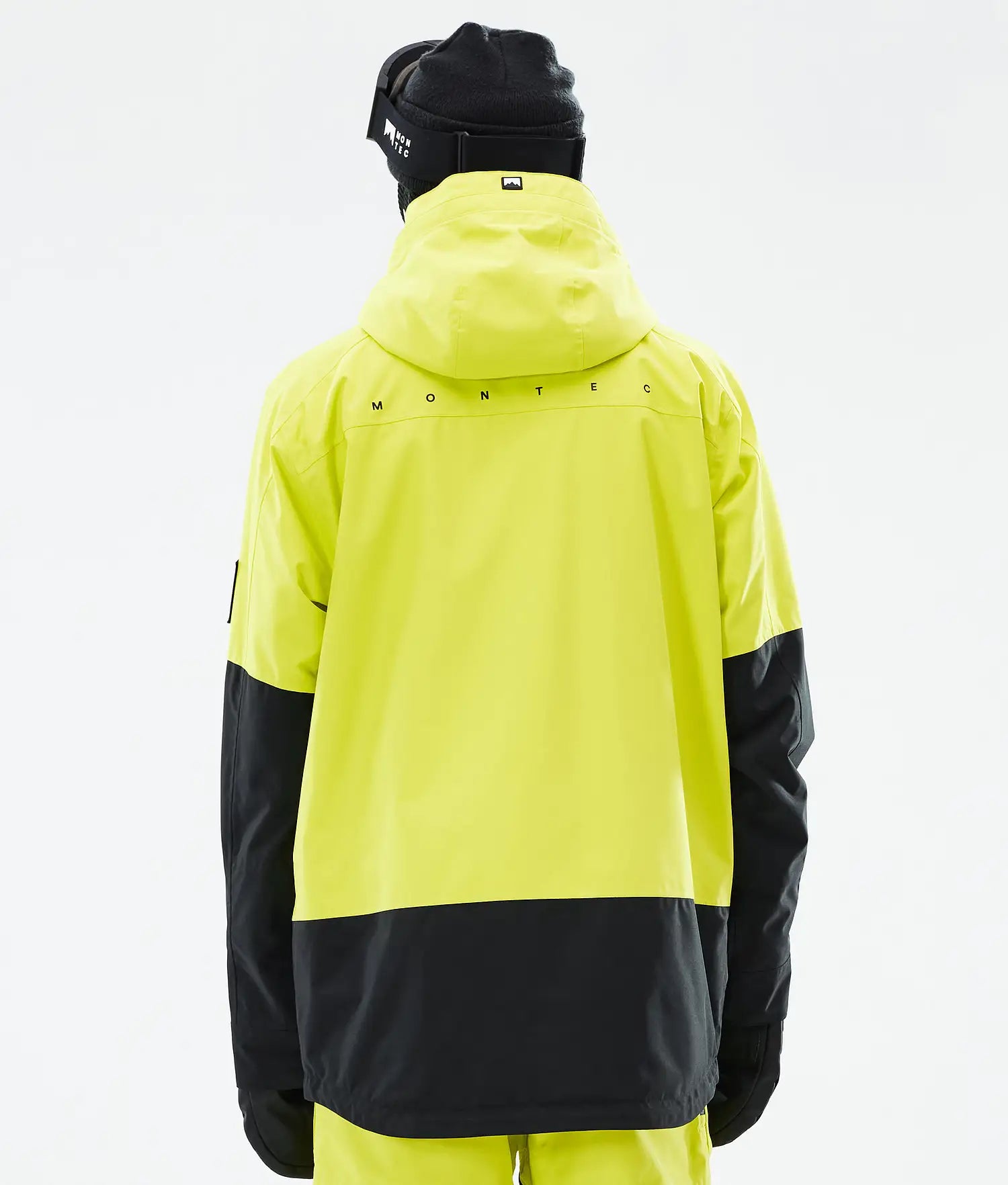 Bow Ski Jacket Men Bright Yellow/Black