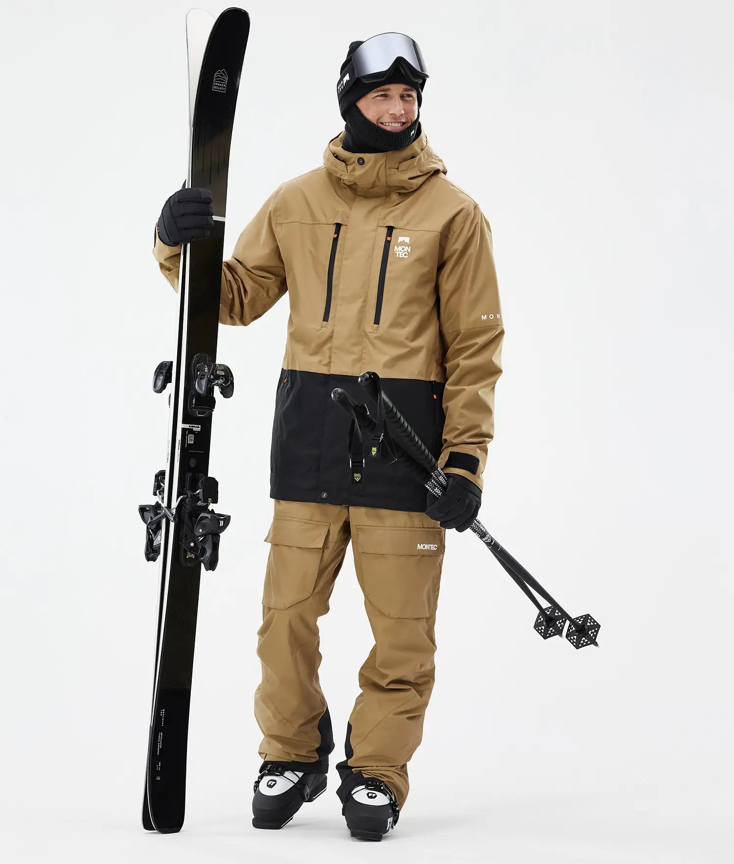 Hawk Ski Pants Men Gold