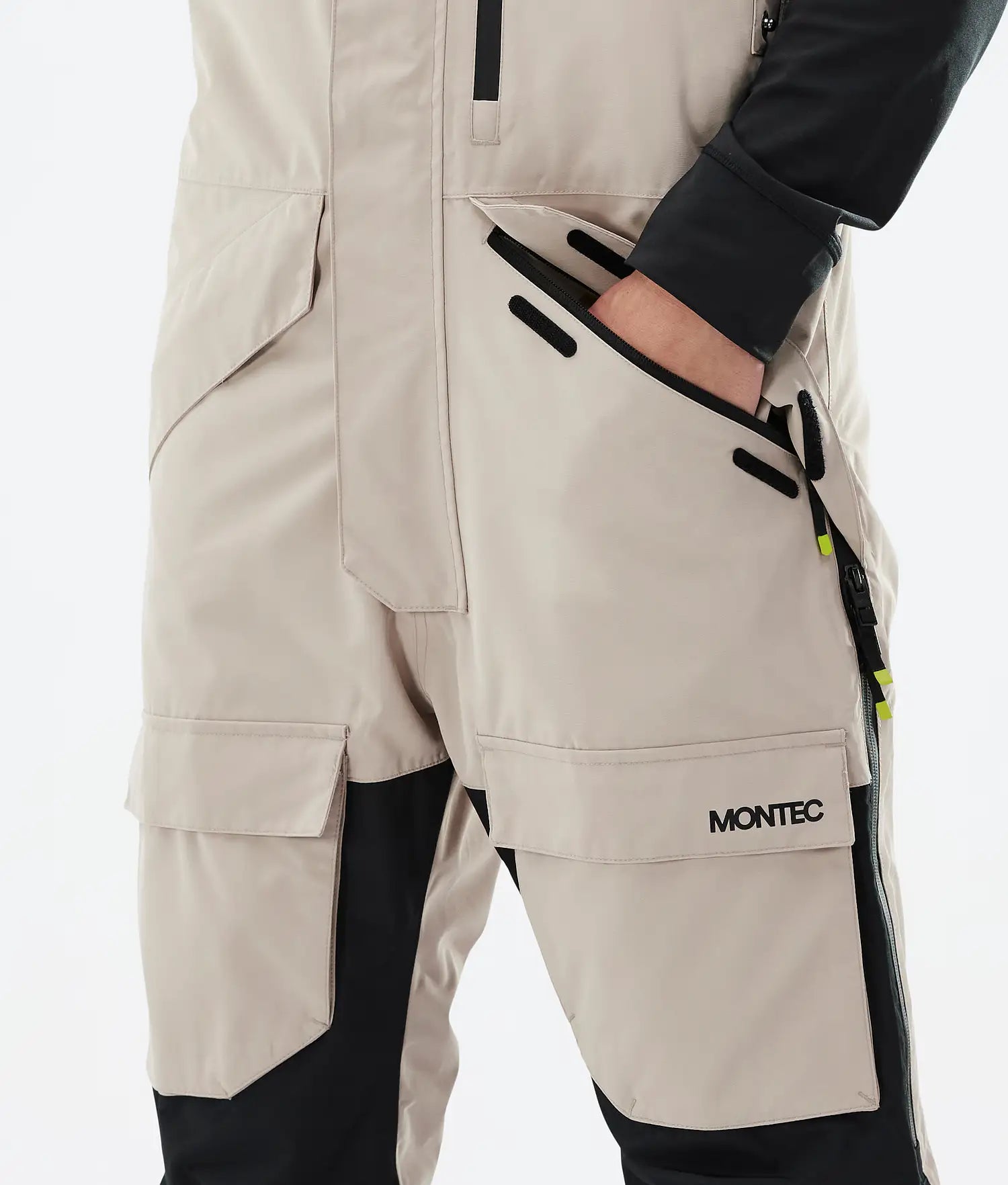 Hawk Ski Pants Men Sand/Black/Metal Blue