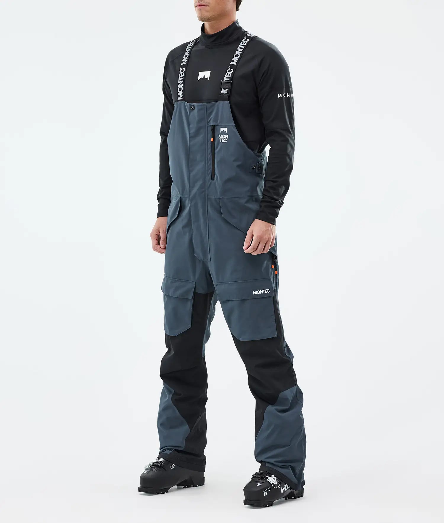 Hawk Ski Pants Men Metal Blue/Black