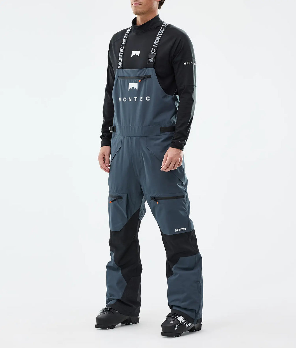 Bow Ski Pants Men Metal Blue/Black