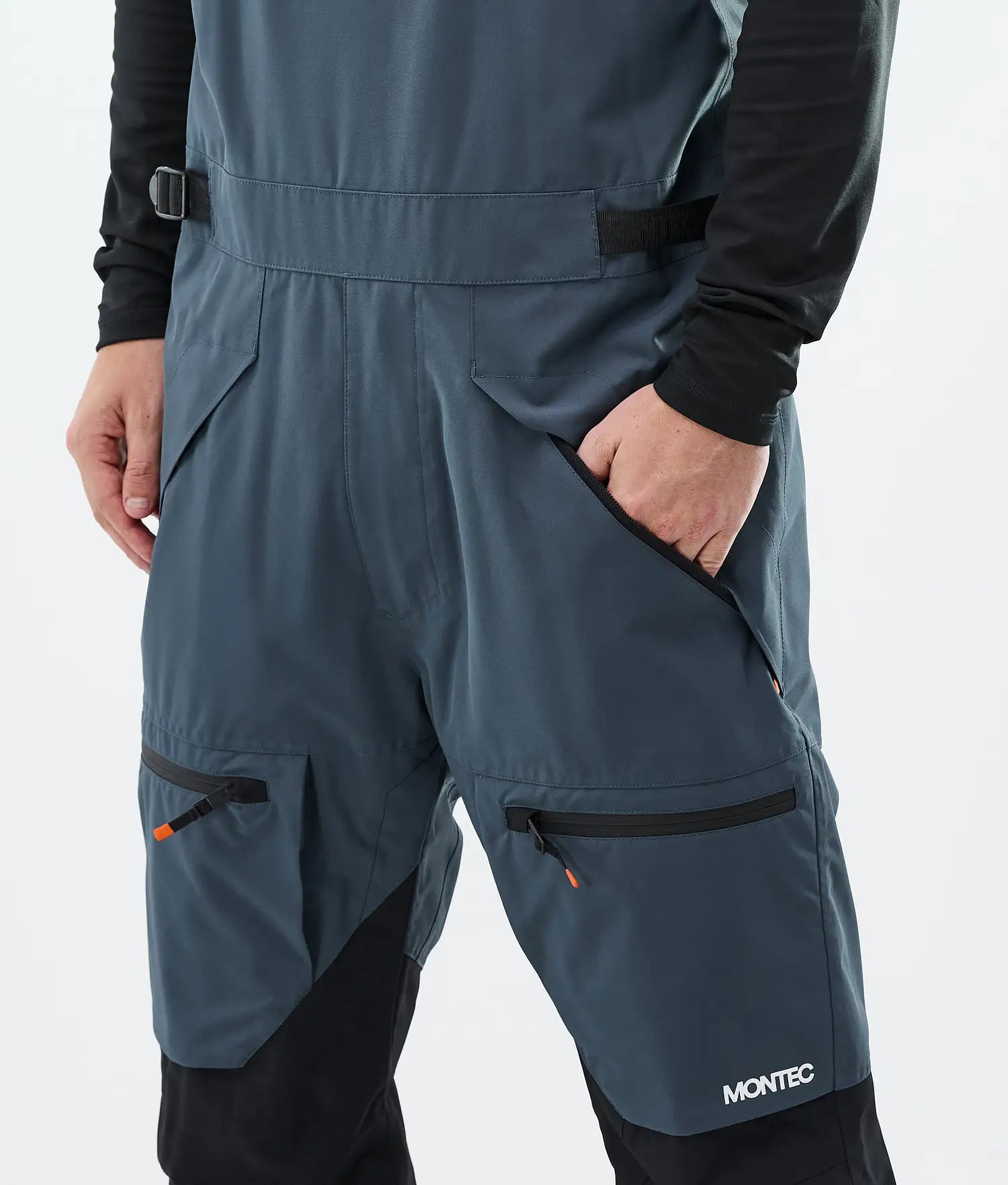 Bow Ski Pants Men Metal Blue/Black
