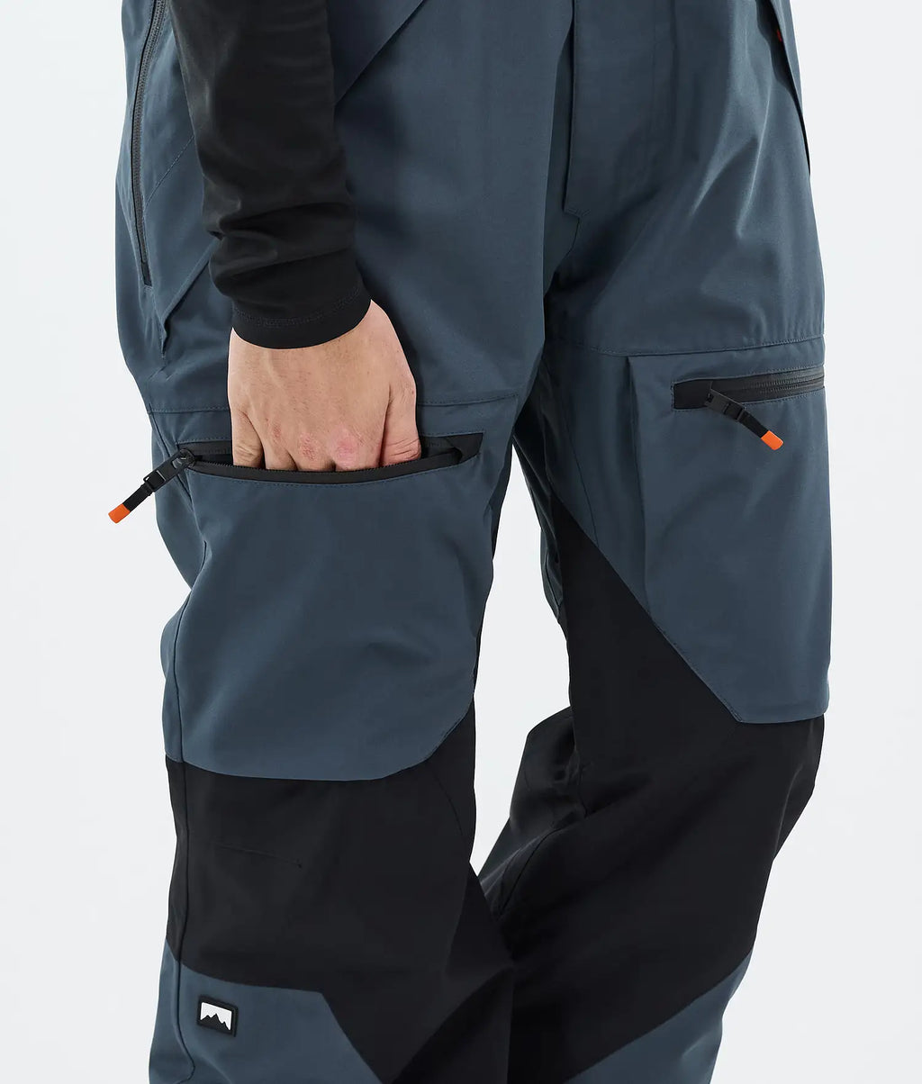 Bow Ski Pants Men Metal Blue/Black