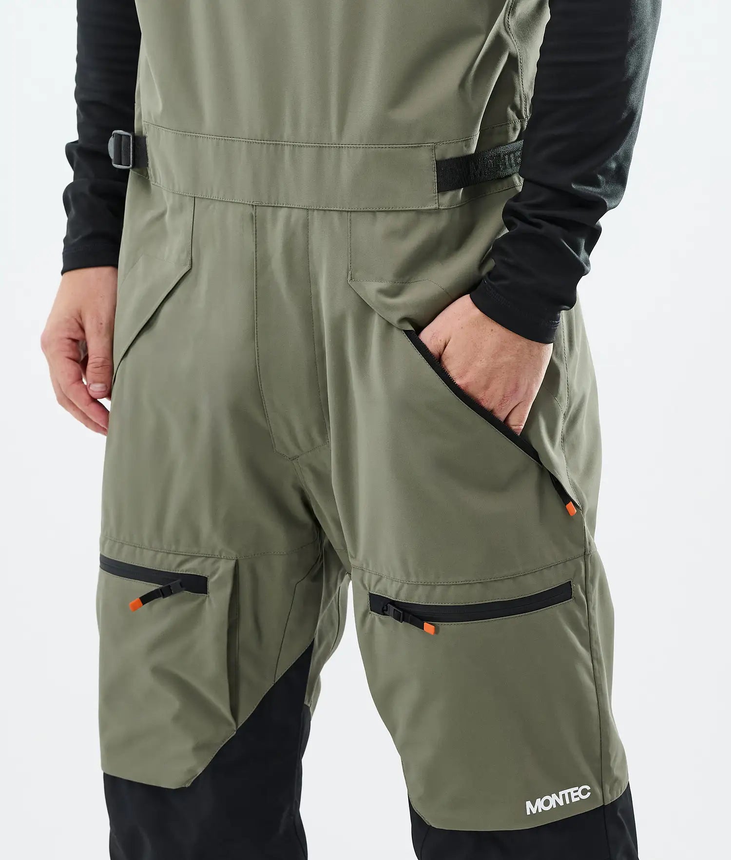 Bow Ski Pants Men Greenish/Black