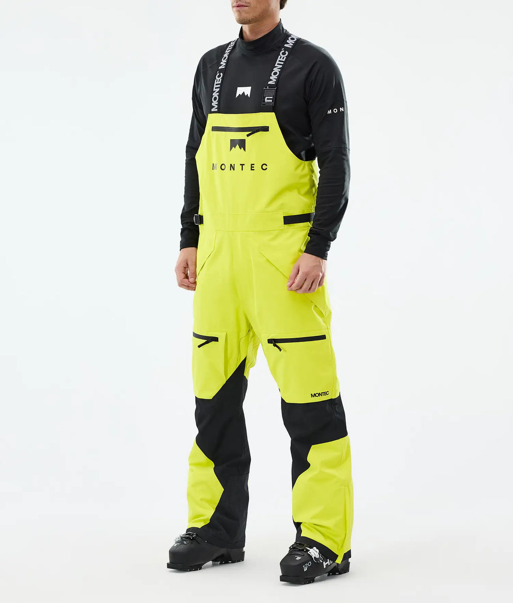 Bow Ski Pants Men Bright Yellow/Black