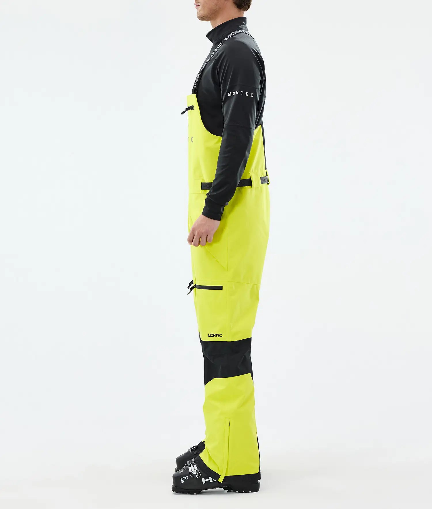 Bow Ski Pants Men Bright Yellow/Black