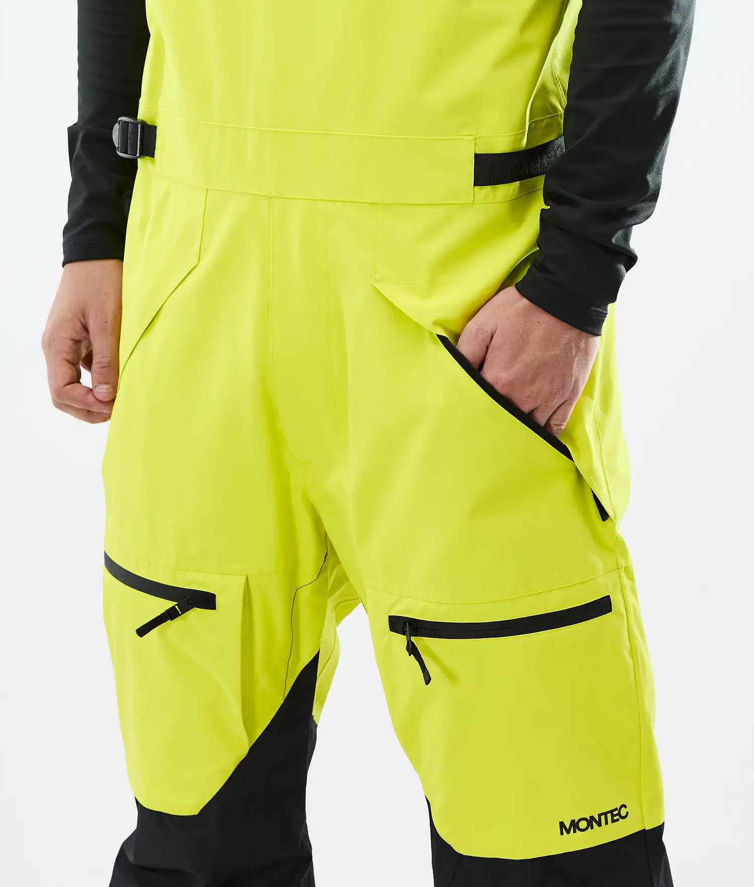 Bow Ski Pants Men Bright Yellow/Black