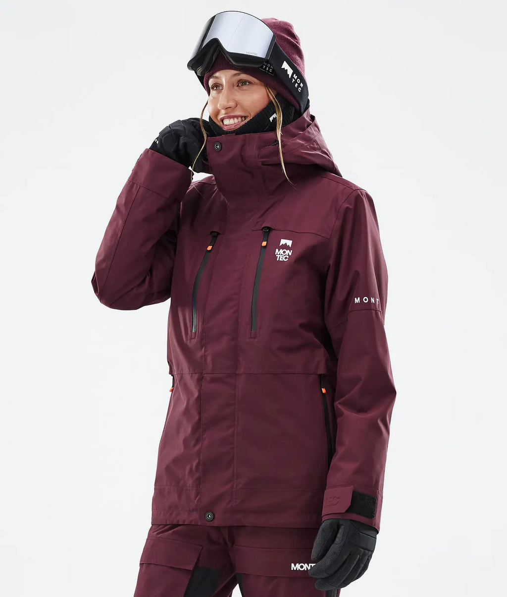 Hawk W Ski Jacket Women Burgundy