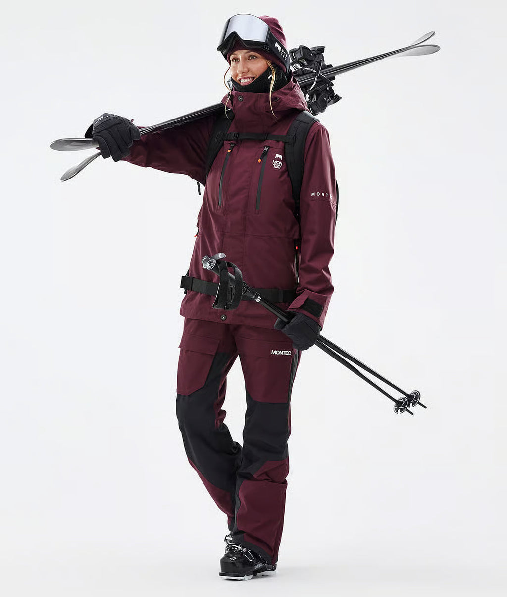 Hawk W Ski Jacket Women Burgundy