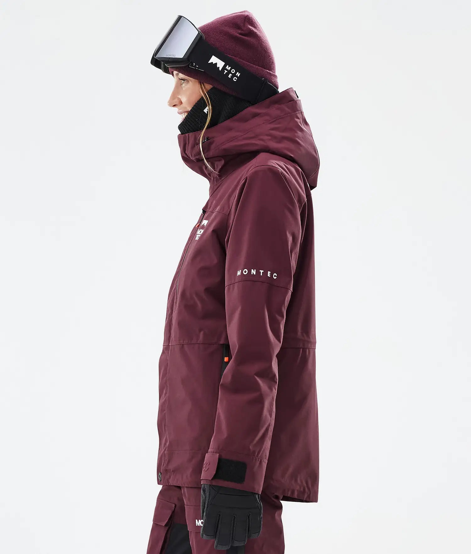 Hawk W Ski Jacket Women Burgundy