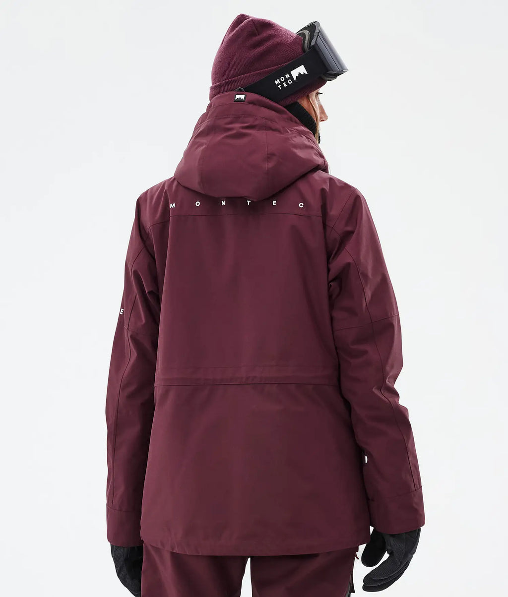 Hawk W Ski Jacket Women Burgundy