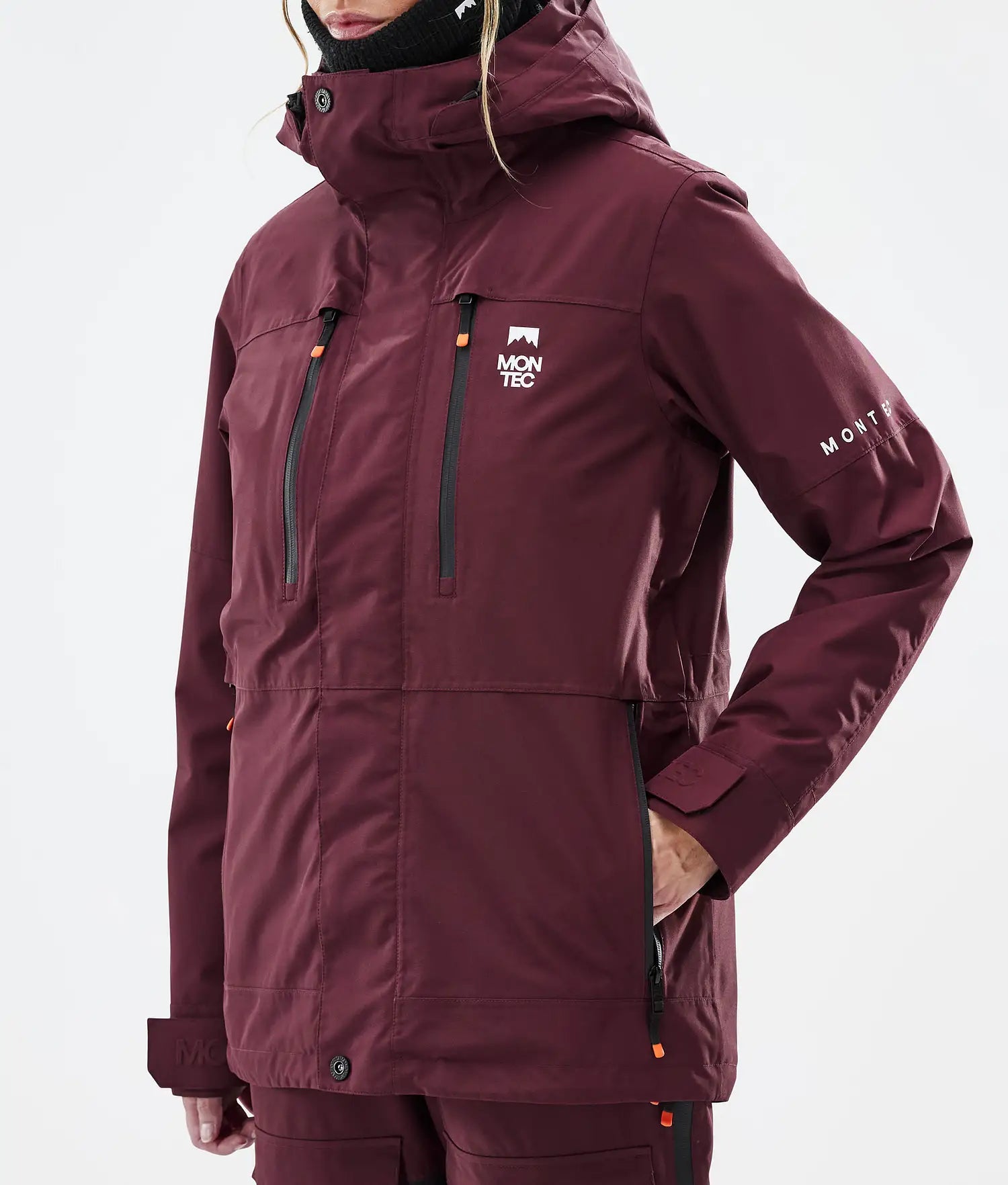 Hawk W Ski Jacket Women Burgundy
