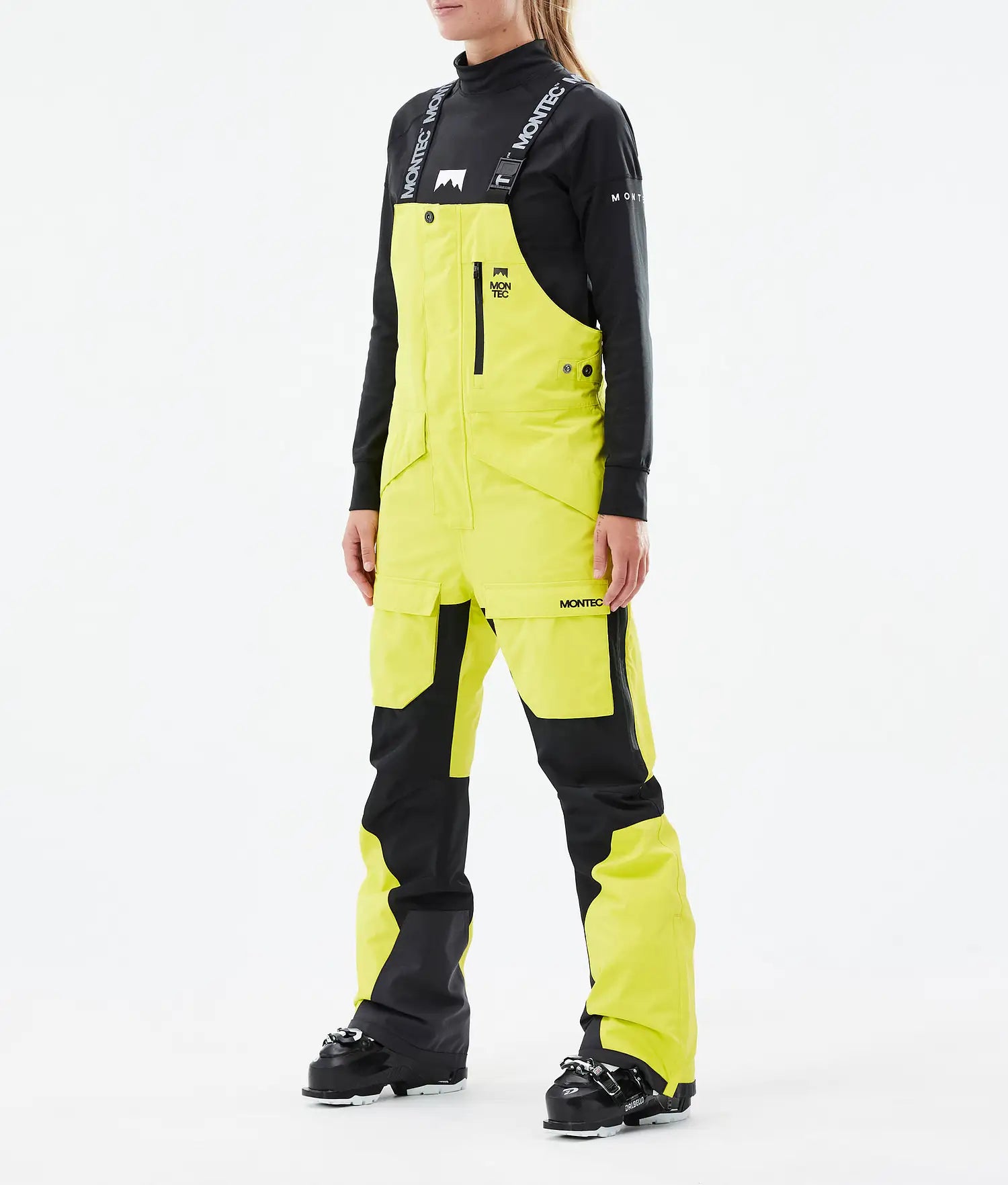 Hawk W Ski Pants Women Bright Yellow/Black