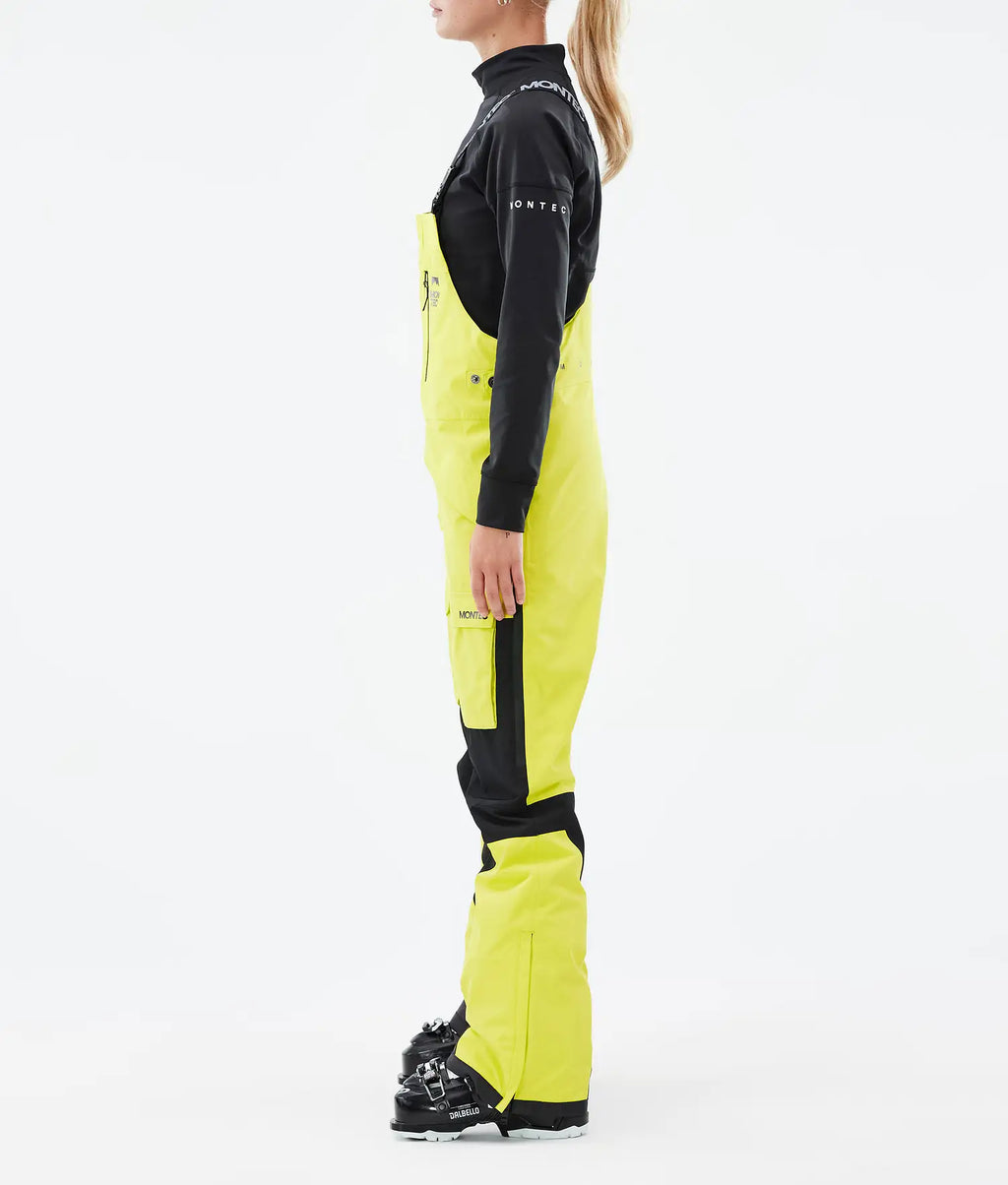Hawk W Ski Pants Women Bright Yellow/Black