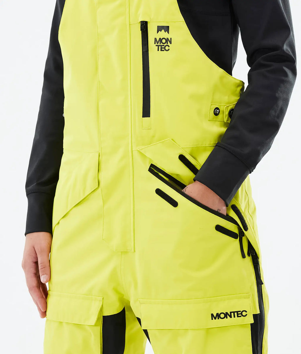 Hawk W Ski Pants Women Bright Yellow/Black