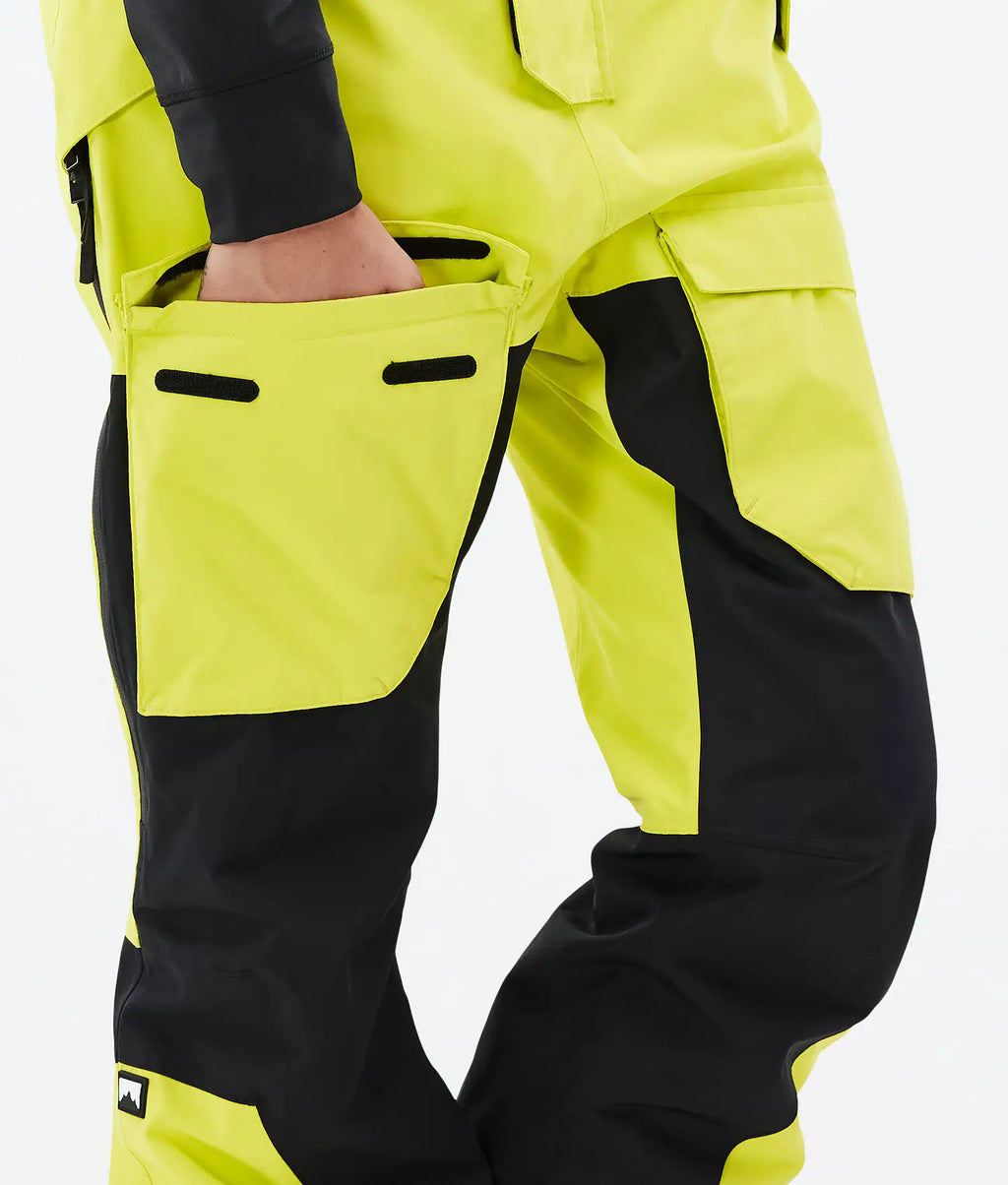 Hawk W Ski Pants Women Bright Yellow/Black