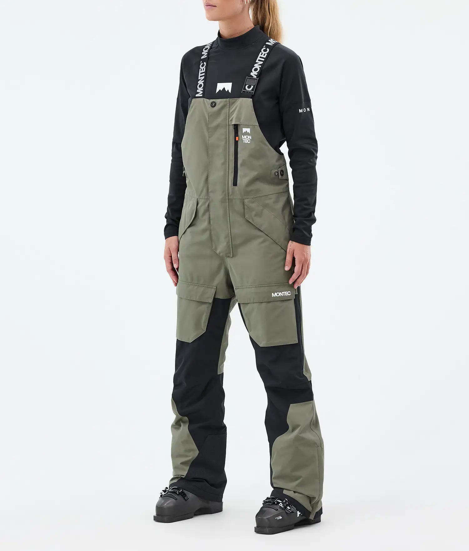 Hawk W Ski Pants Women Greenish/Black