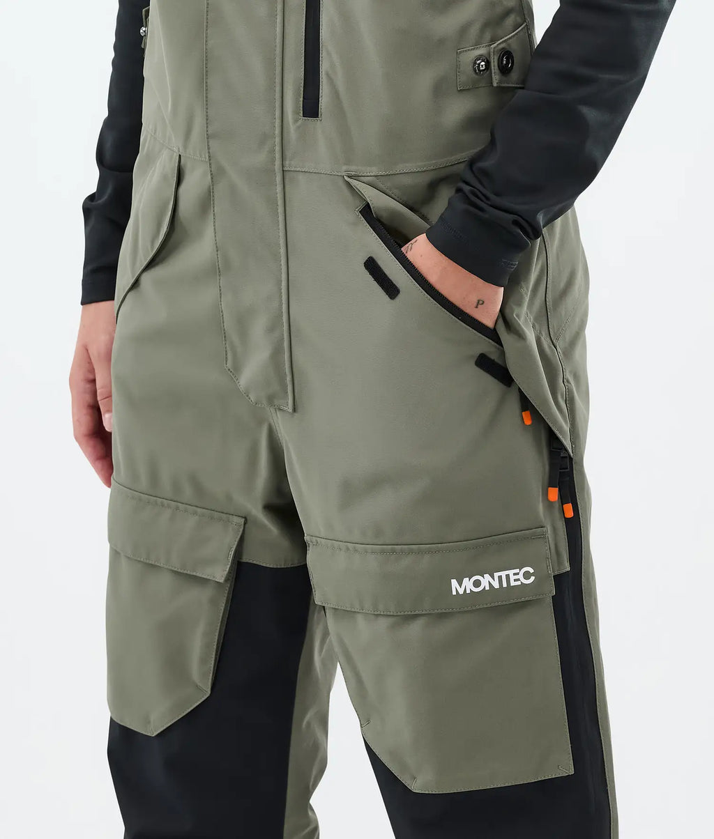 Hawk W Ski Pants Women Greenish/Black