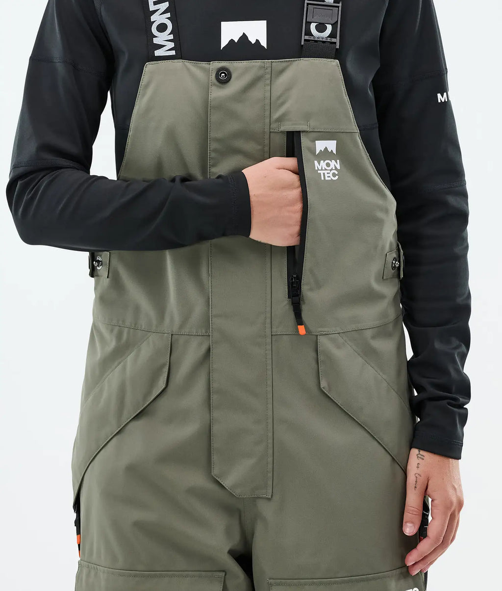 Hawk W Ski Pants Women Greenish/Black