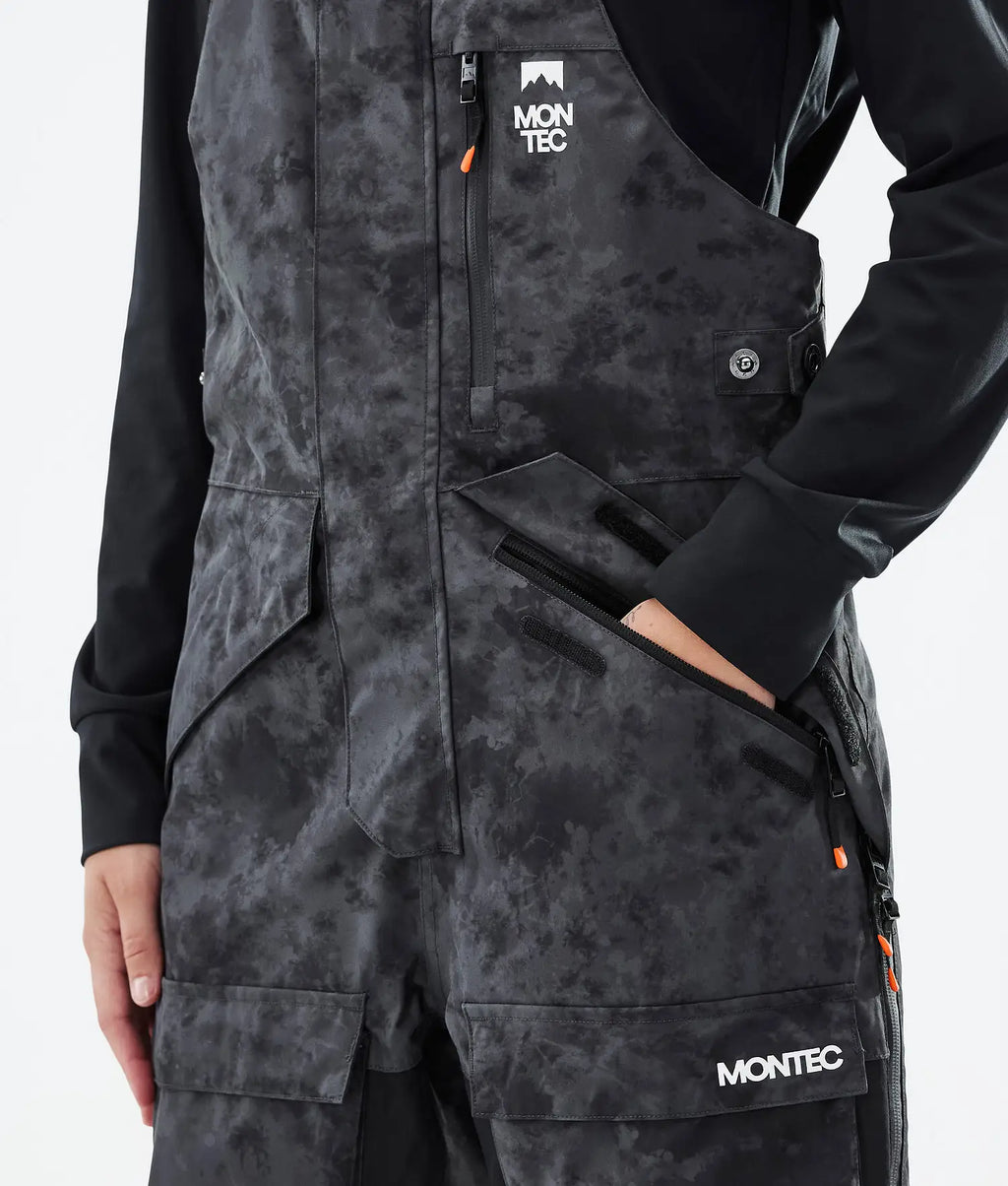 Hawk W Ski Pants Women Black Tiedye