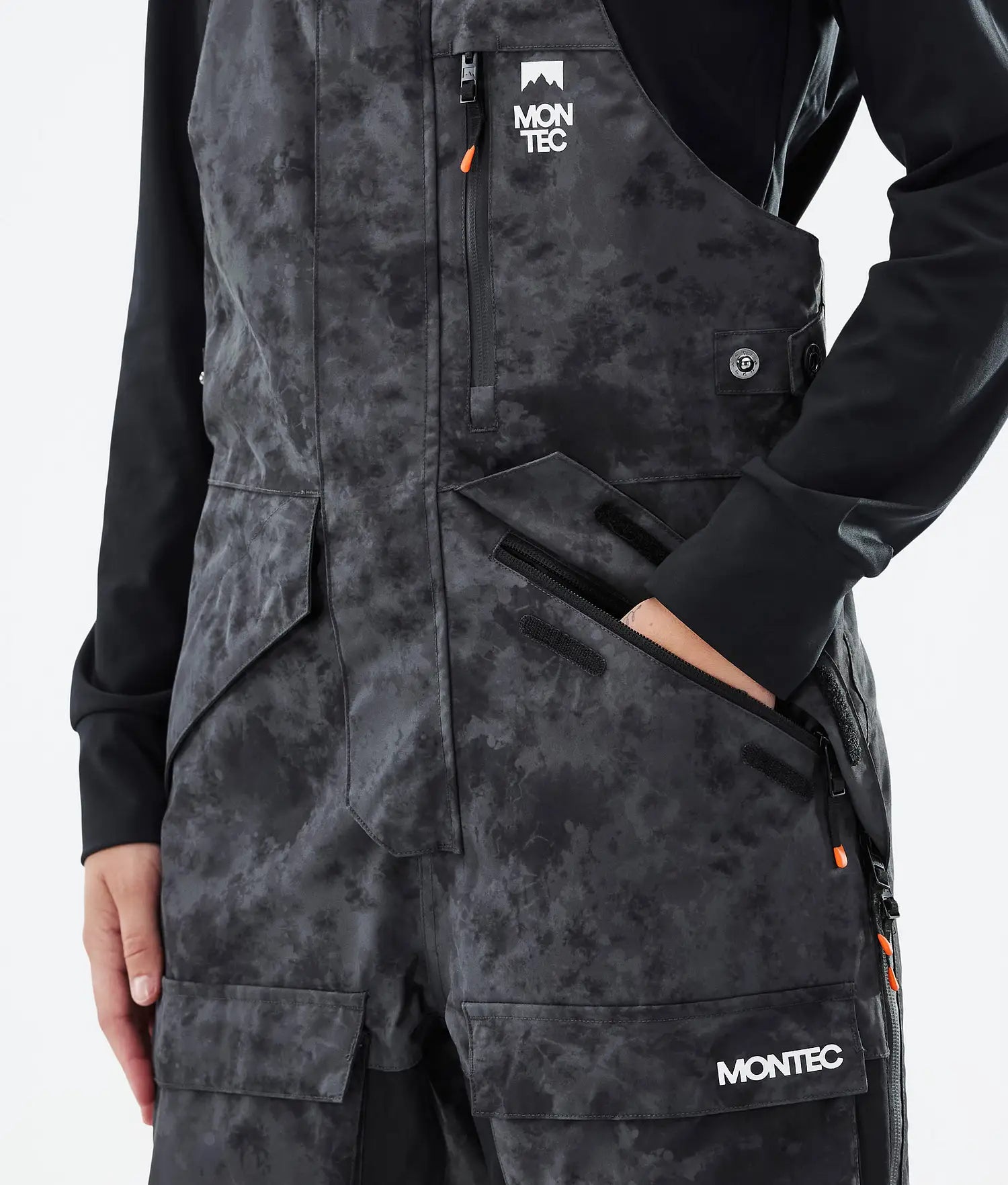 Hawk W Ski Pants Women Black Tiedye