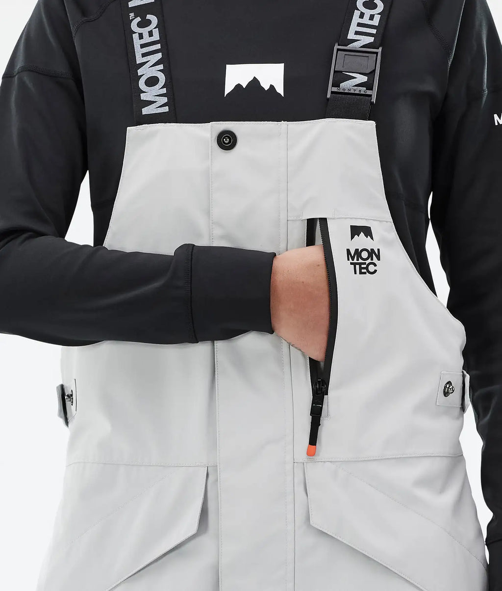 Hawk W Ski Pants Women Light Grey/Black/Metal Blue