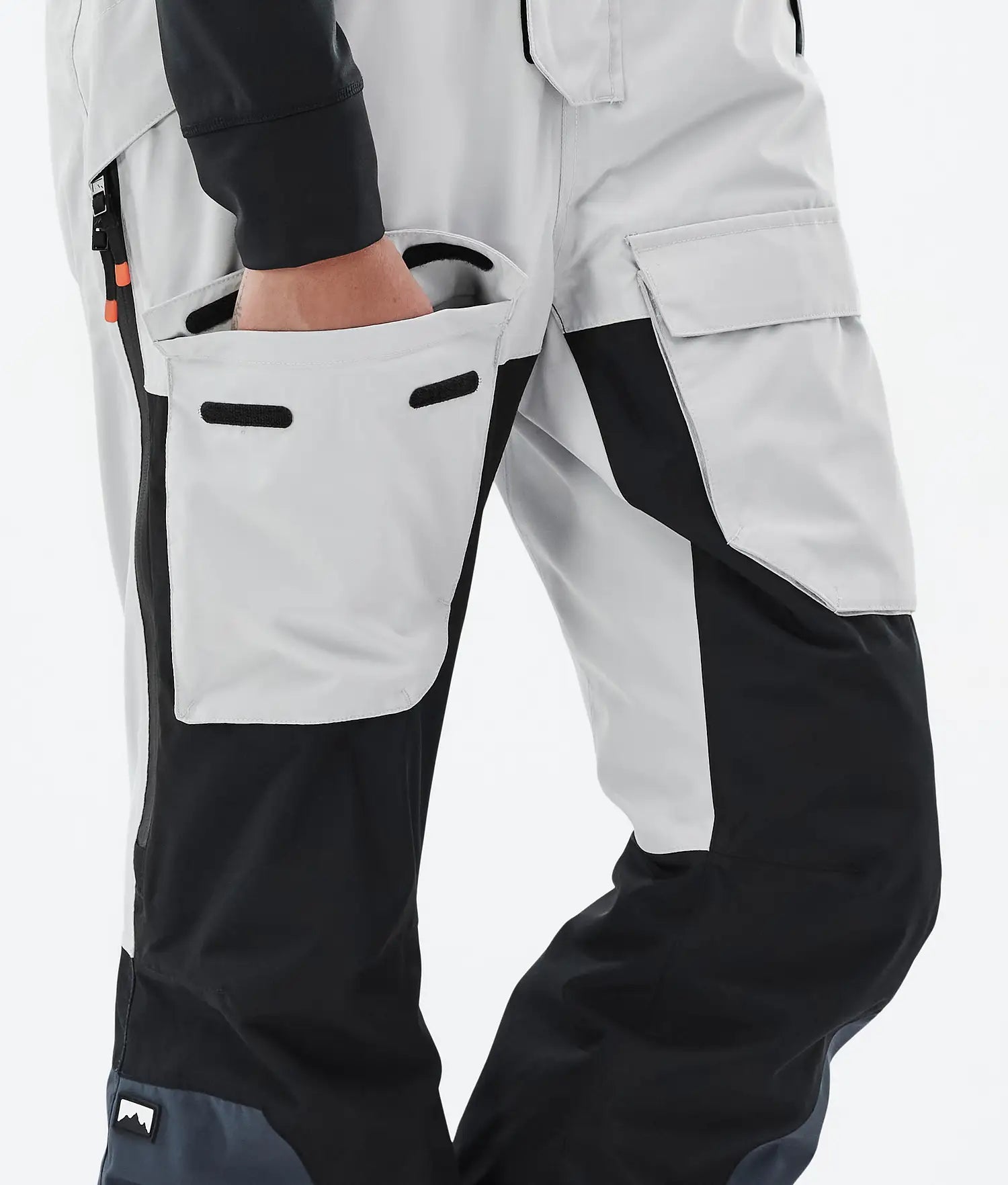 Hawk W Ski Pants Women Light Grey/Black/Metal Blue