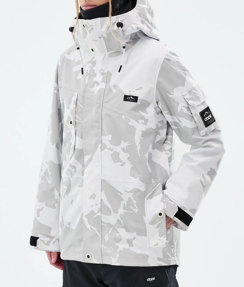 Adept Alpine W Snowboard Jacket Women Grey Camo