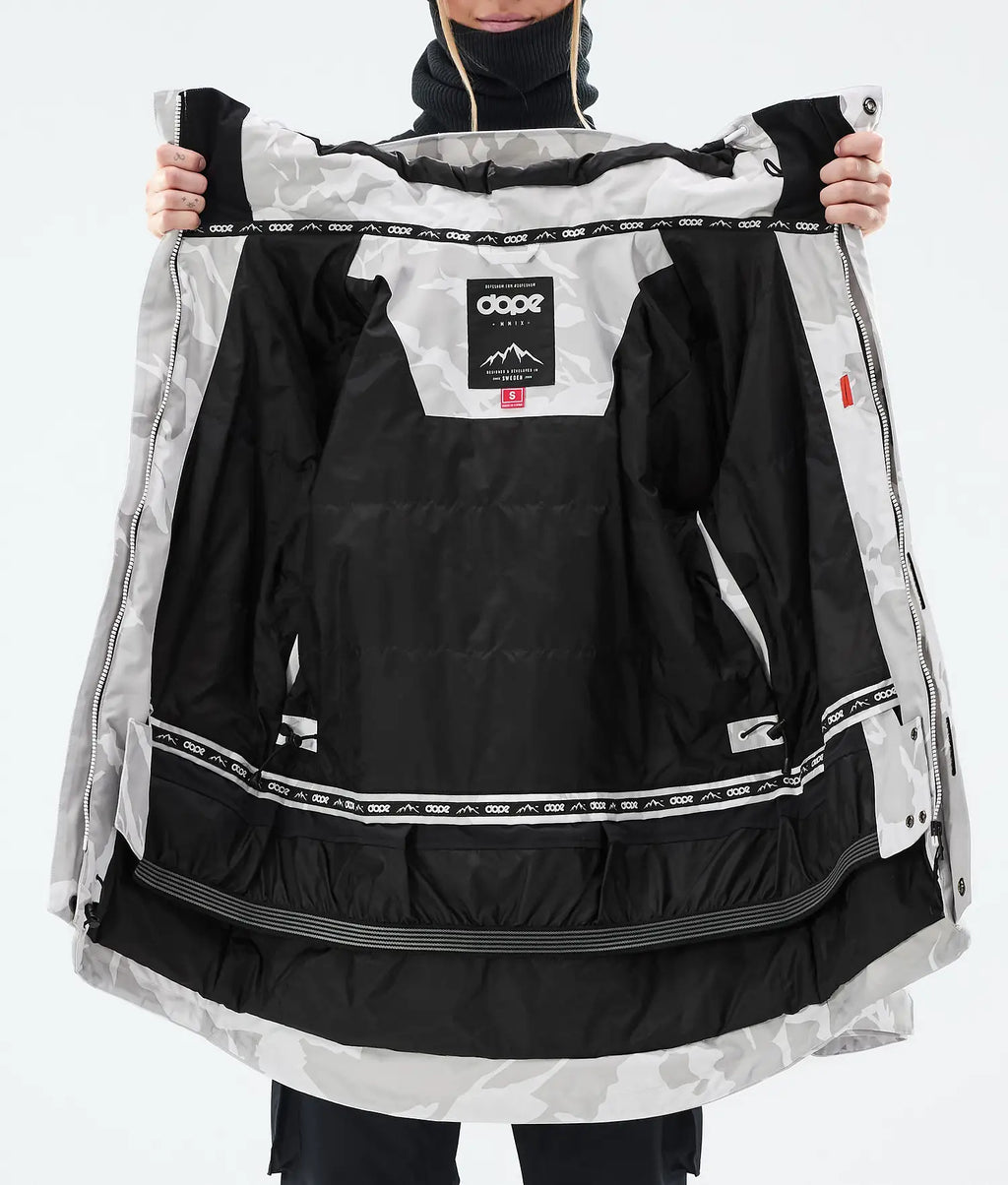 Adept Alpine W Snowboard Jacket Women Grey Camo