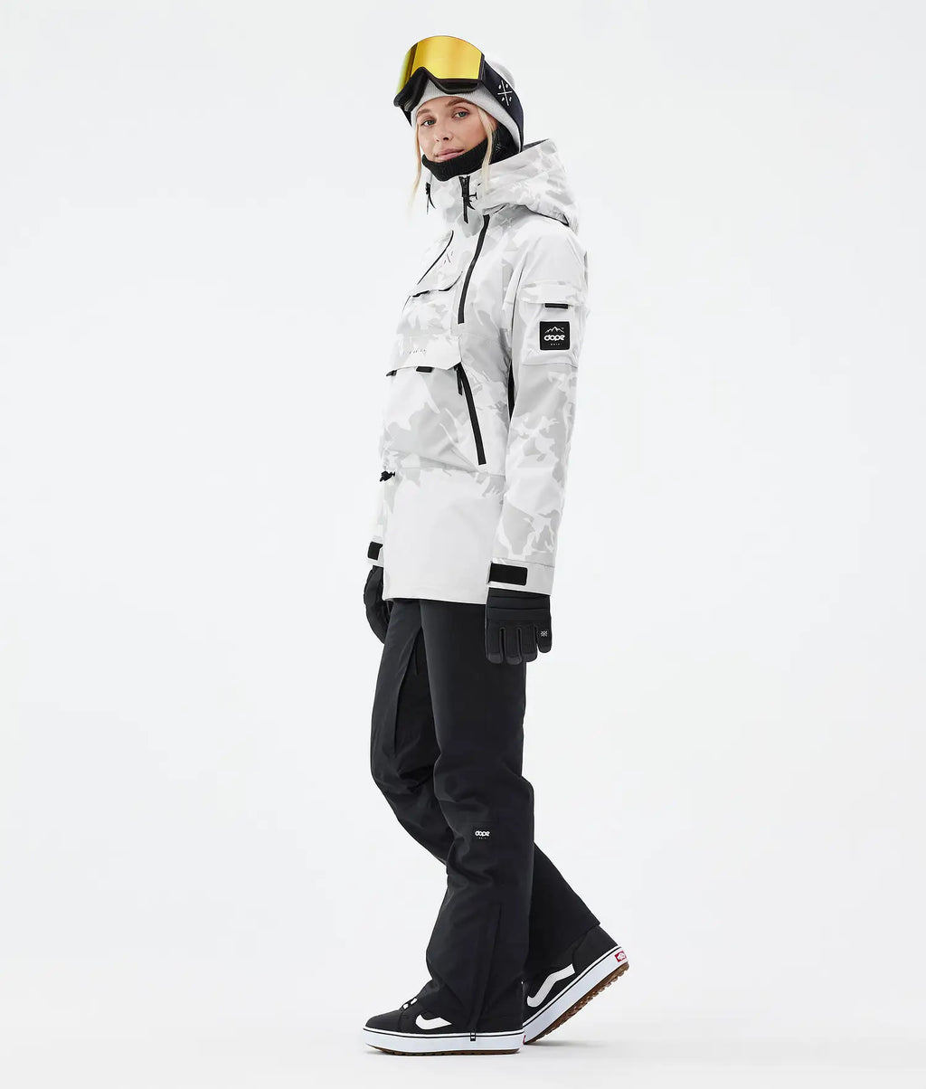 AK W Snowboard Jacket Women Grey Camo